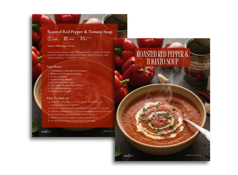 preview of the free dinner healthy ebook by bodyslims