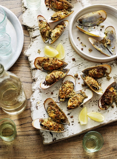 Grilled Mussels Grilled Mussels