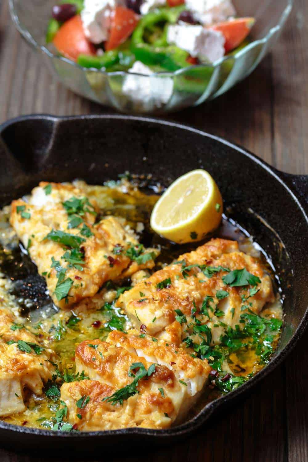 Greek-style Baked Cod Greek-style Baked Cod